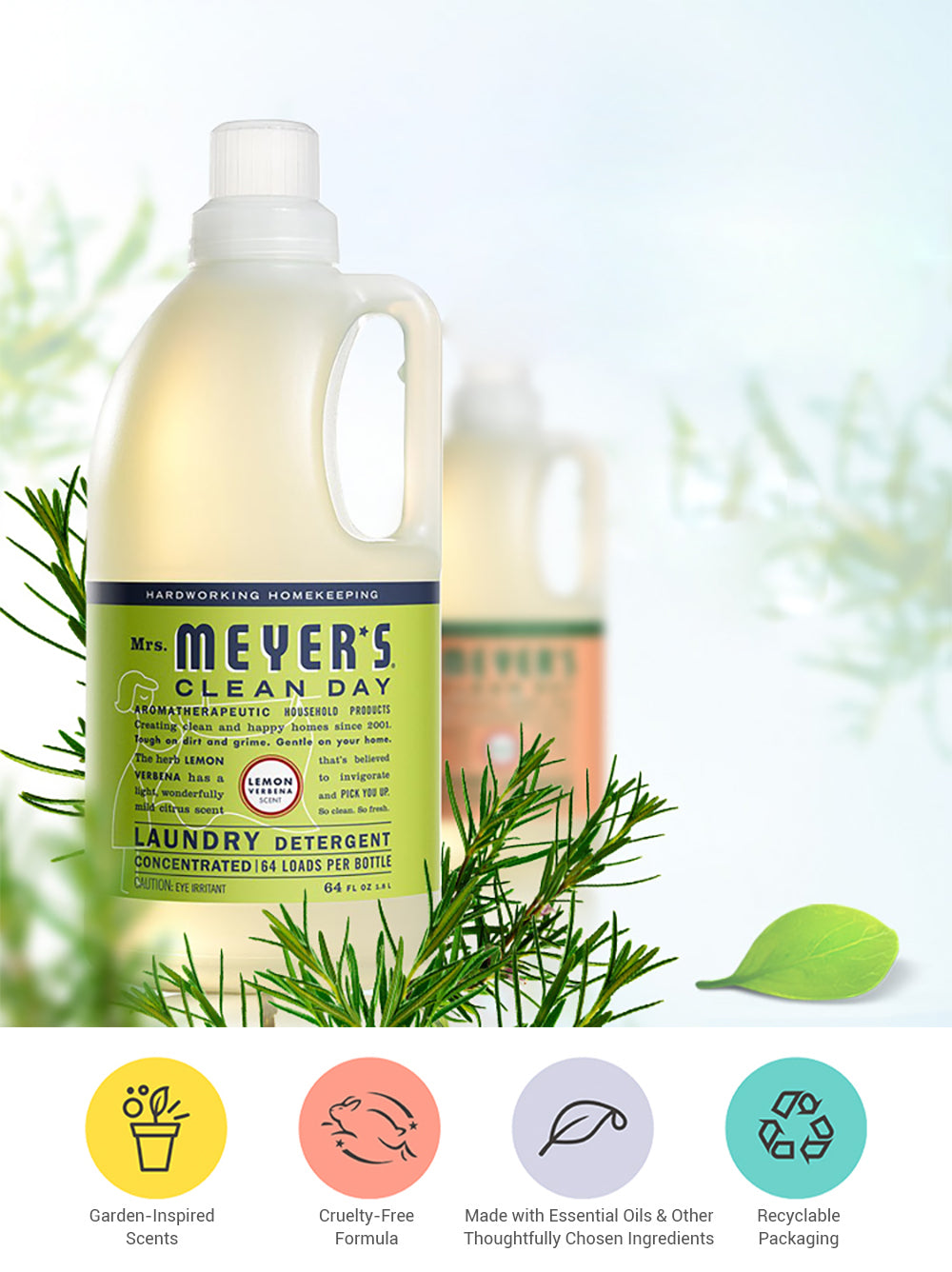 Mrs. Meyer's Clean Day Laundry Detergent