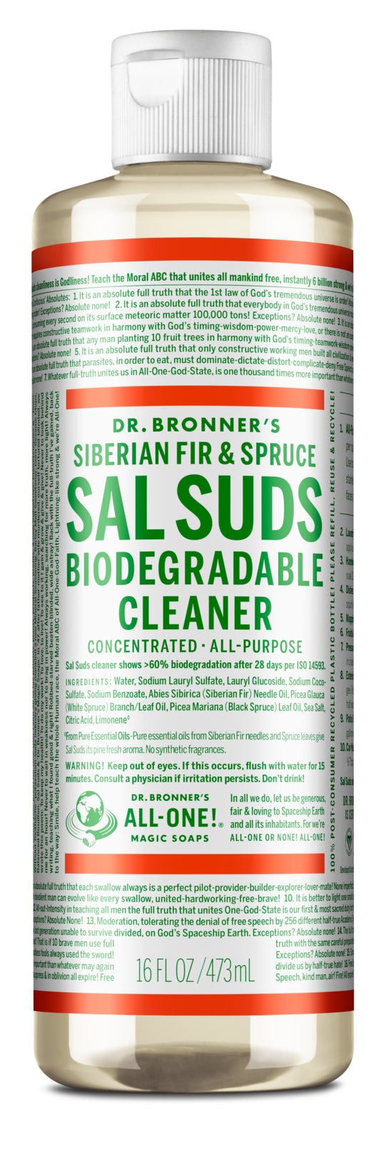 Dr. Bronner's Sal Suds Biodegradable Cleaner